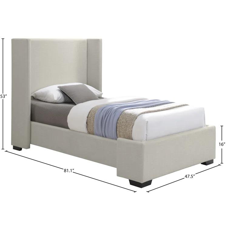 Earby Upholstered Panel Bed