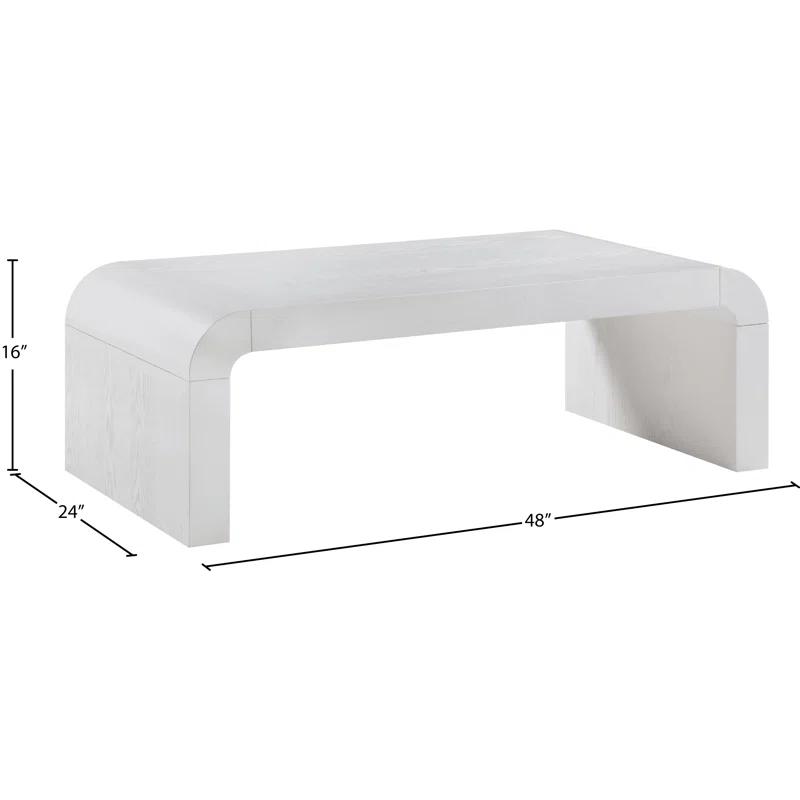 Meridian Furniture USA Toulon Oak Veneer Coffee Table