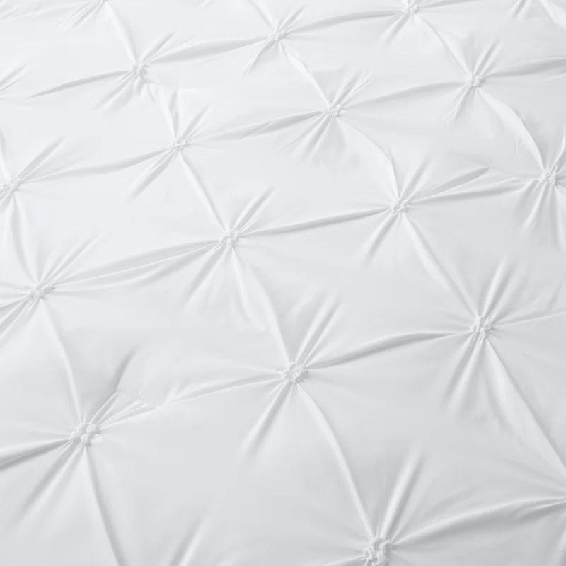 Peace Nest Box Stitch Geometric Shapes Comforter Set (Set of 3)