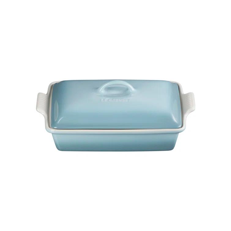 Le Creuset Heritage Stoneware 4 Qt. Rectangular Casserole with Lid