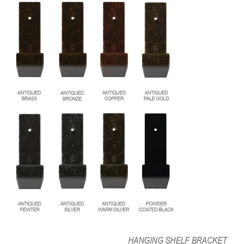 Ekena Millwork Steel Hanging Shelf Bracket