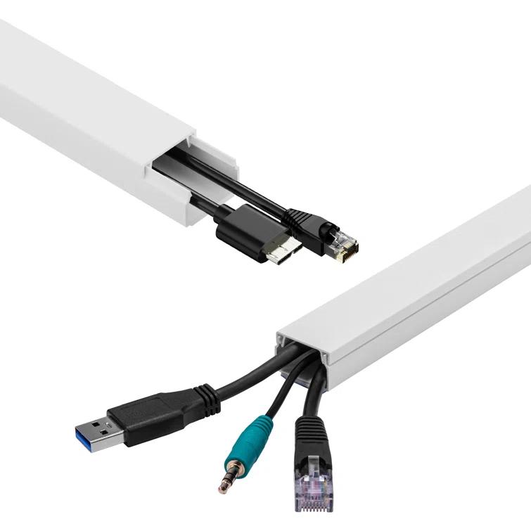 Mount-it Mount-it On-wall Tv Cable Concealer Kit, White