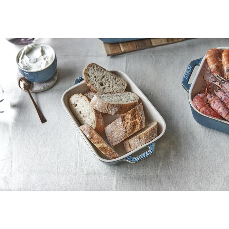 Staub ® Turquoise Rectangular Bakers, Set of 3