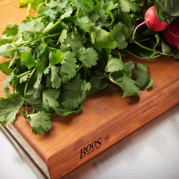 John Boos Wood Edge Grain Reversible Cutting Board