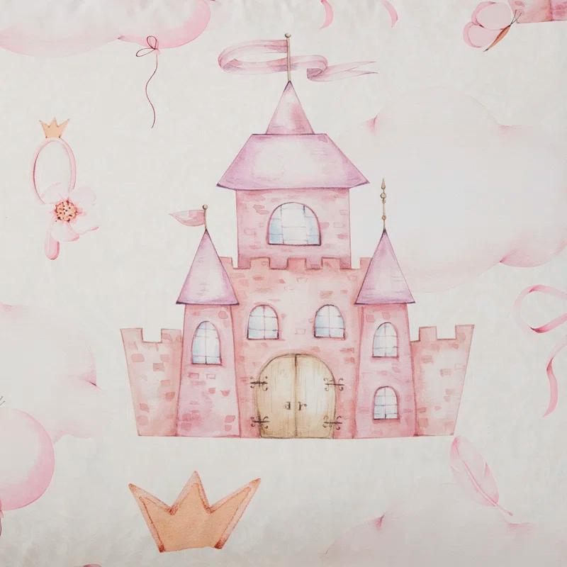 Sweet Home Collection Kids Fairytale Princess Printed Bed in a Bag Comforter & Sheet Set