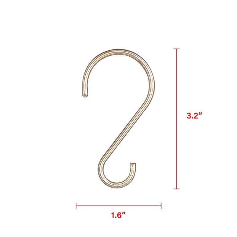 Utopia Alley Zinc Shower Curtain Hook