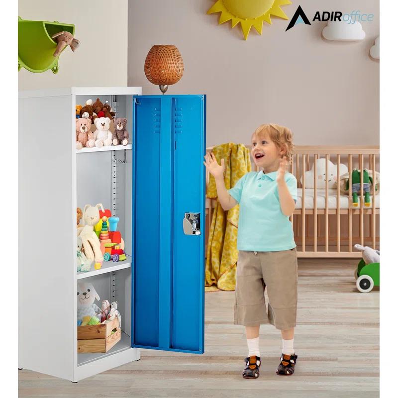 AdirOffice Steel 1-Tier School and Home Storage Locker