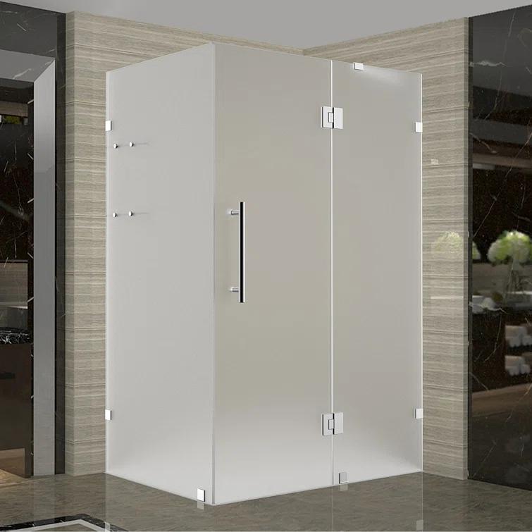 Aston Avalux GS 33" x 72" Rectangle Hinged Shower Enclosure SEN992F-SS-3330-10