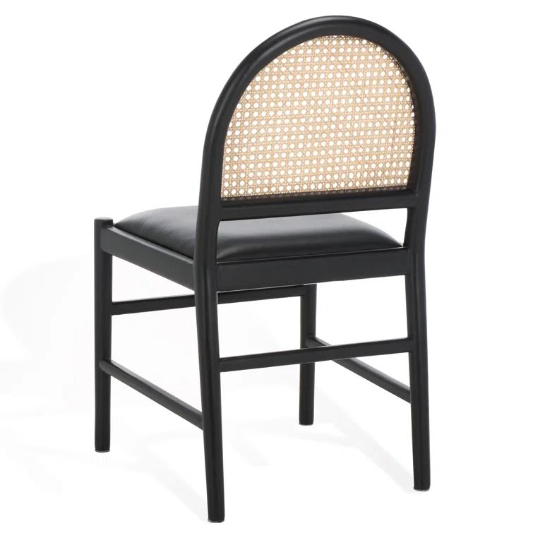Ottavia Rattan And Leather Dining Chair (Set of 2)