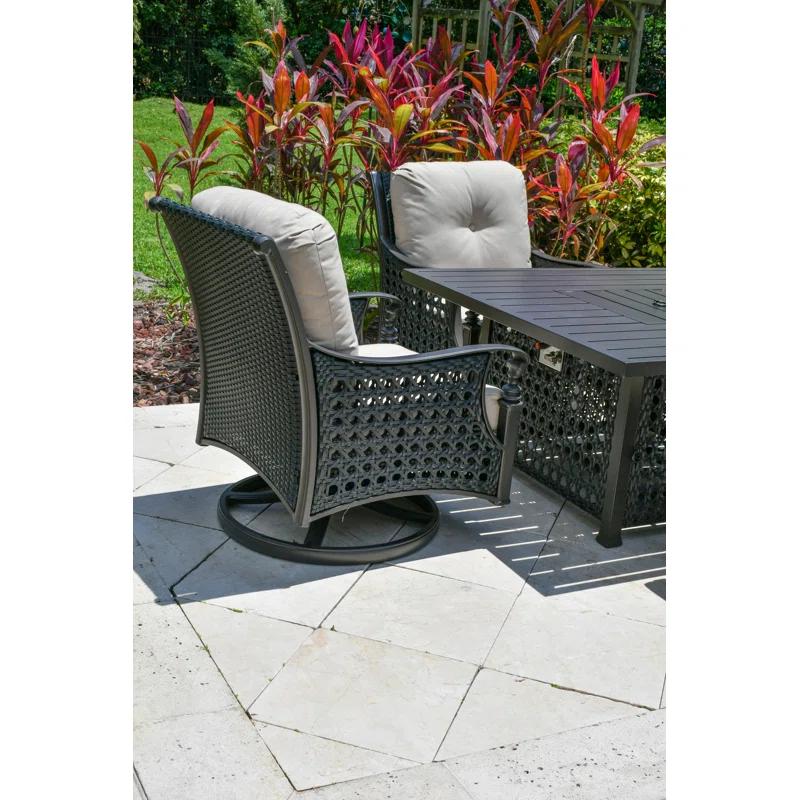 Monterey Swivel Rocking Club Chair