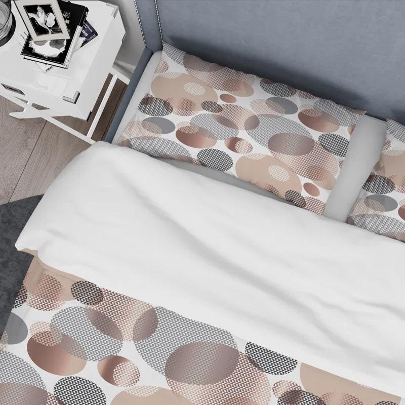 Design Art Modern & Contemporary Twill Geometric Shapes Duvet Cover Set