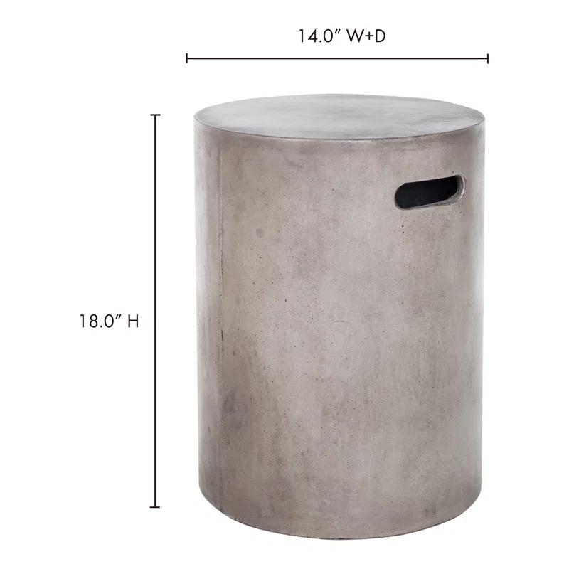 17 Stories Kazuhide Concrete Accent Stool
