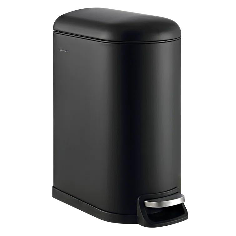 happimess Roland Steel Step On Trash Can