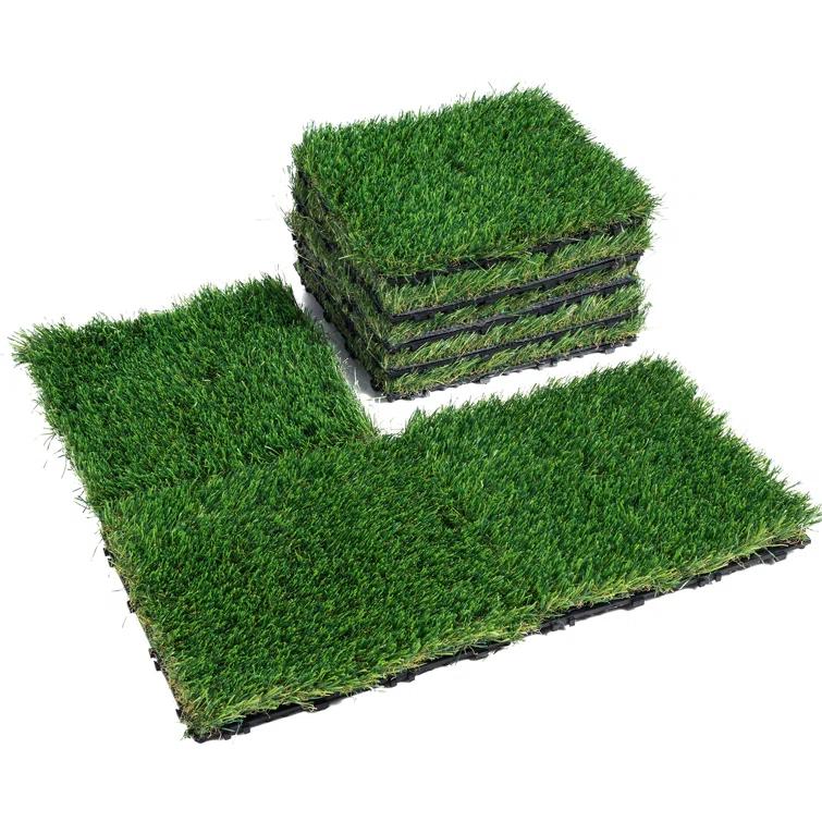 VEVOR 12" x 12" Artificial Grass Turf Panels (Set of 9)