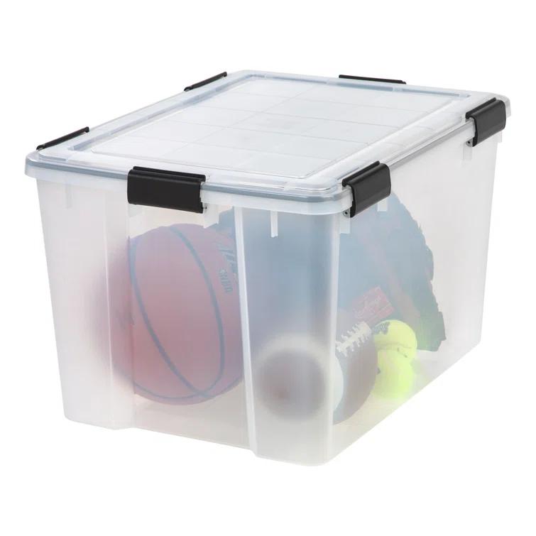 IRIS USA, Inc. 6.5 Qt./2 Gal. Weatherproof Storage Tote