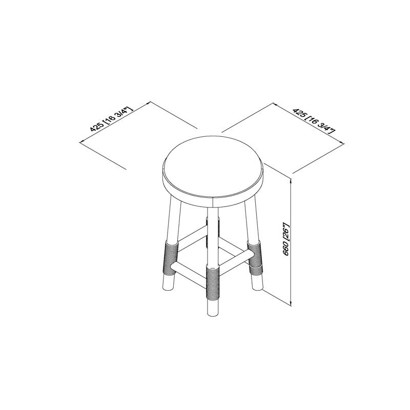 Becki Owens x Livabliss Becki Owens X Livabliss Esmarca Counter Stool