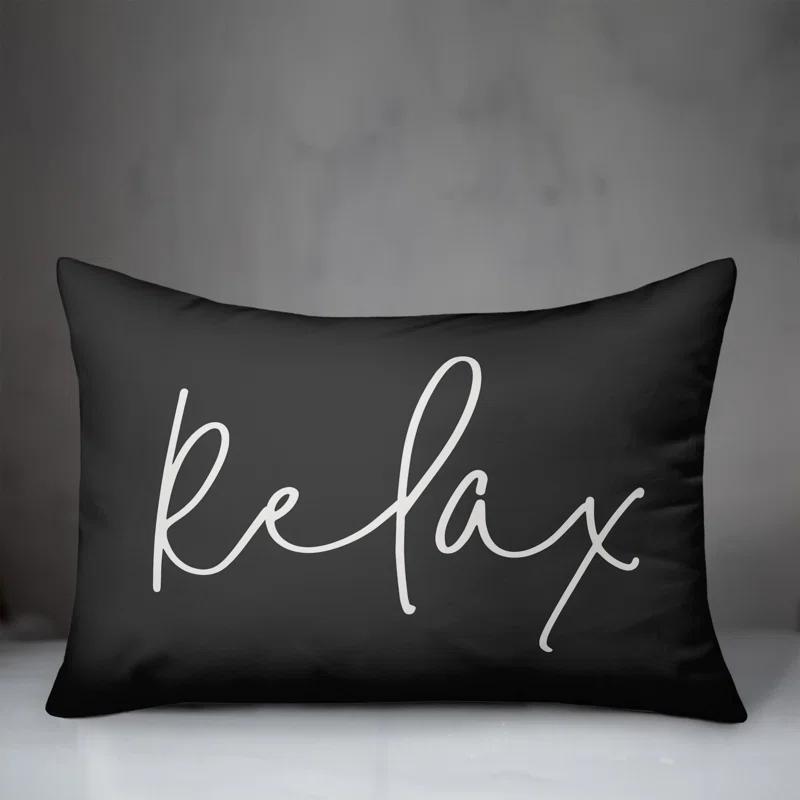 Designs Direct Creative Group Textual Indoor/Outdoor Throw Pillow