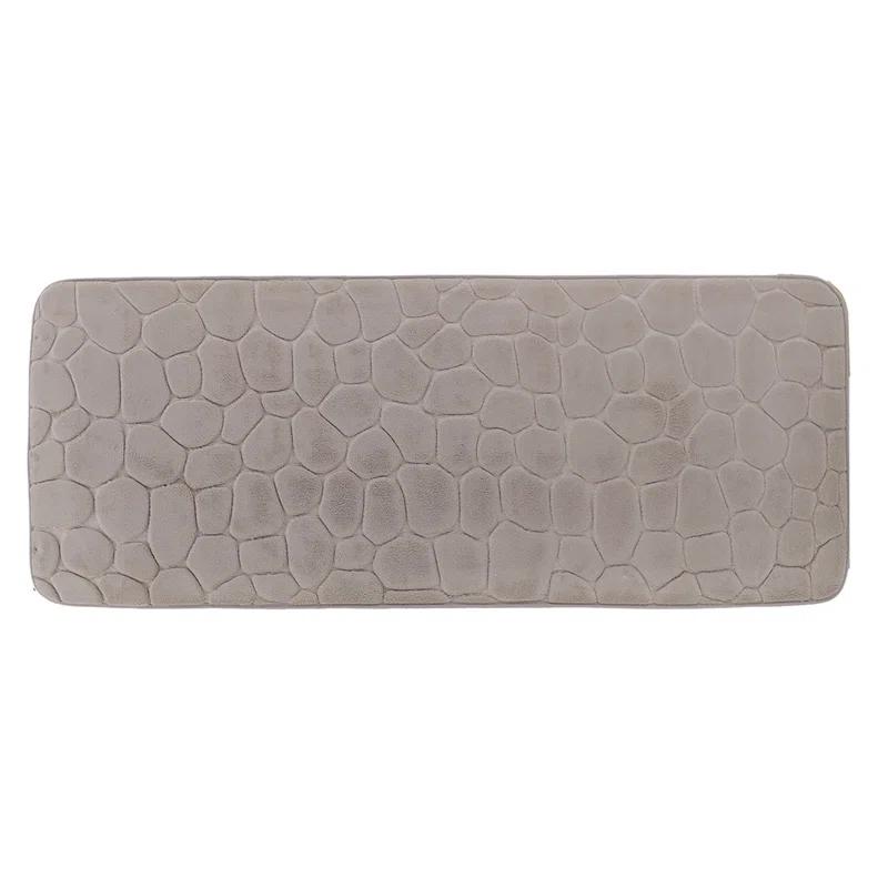 Evideco Pebble Runner Mat - Memory Foam - 48"L x 18"W for Kitchen, Bathroom and more & Reviews | Wayfair