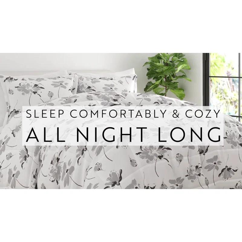 Becky Cameron Soft Diamond Stripe Down-Alternative Comforter Set