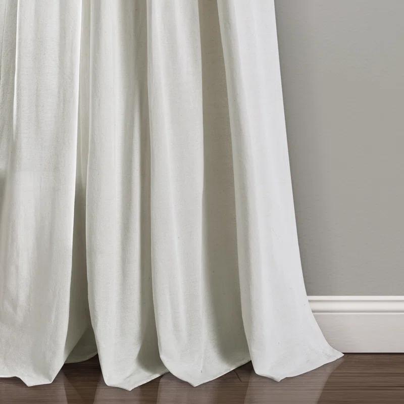 Lush Decor Beckham Window Semi-Sheer Rod Pocket Single Curtain Panel