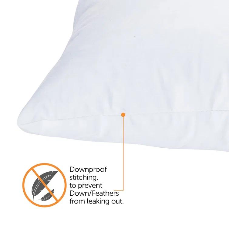 ComfyDown ComfyDown 95% Feather 5% Down Rectangle Decorative Pillow Insert Sham Stuffer