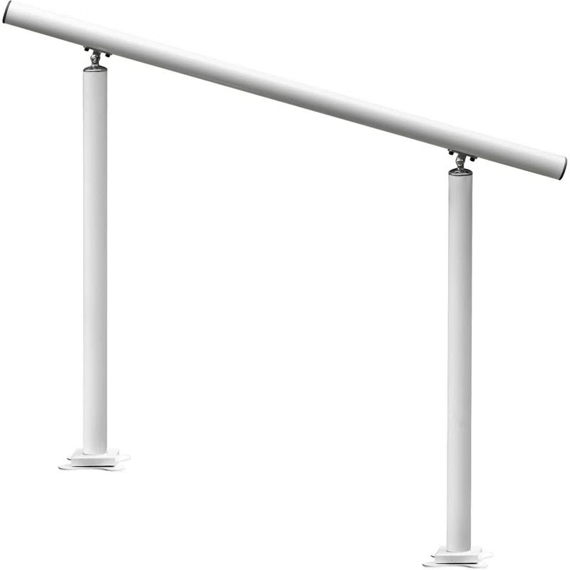 VEVOR VEVOR Outdoor Stair Railing Kit Aluminum Handrail for 3/4 Steps