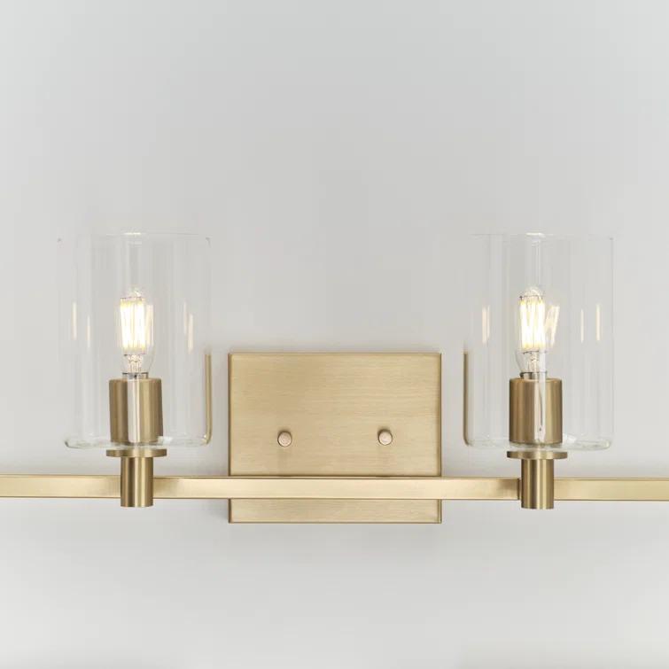 Haines 4 Light Transparent Dimmable Vanity Light