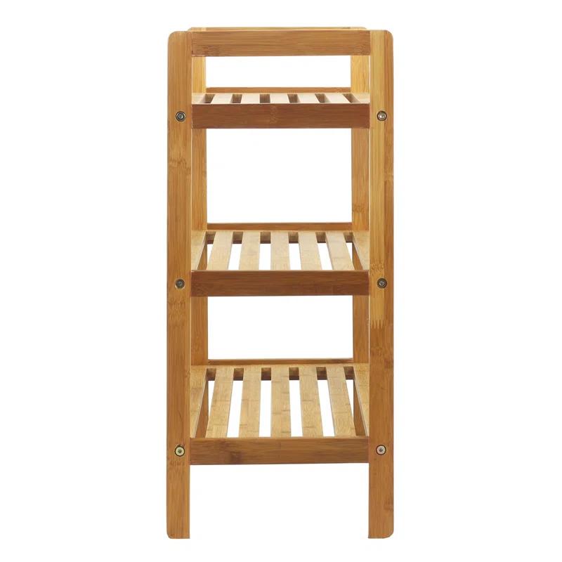 Symple Stuff 12 Pair Stackable Solid Wood Shoe Rack