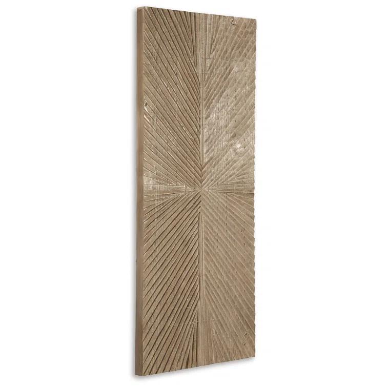 Millwood Pines Aseeb Abstract Wall Decor on Solid Wood