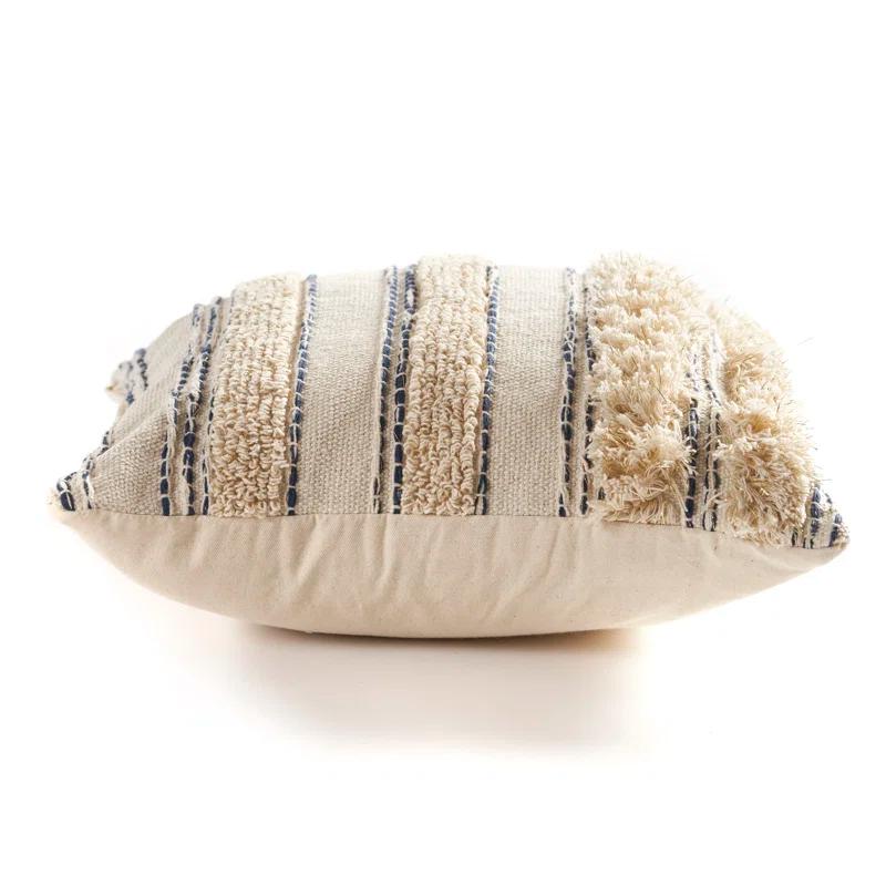Evette Rios Ellisan Striped Cotton Throw Pillow