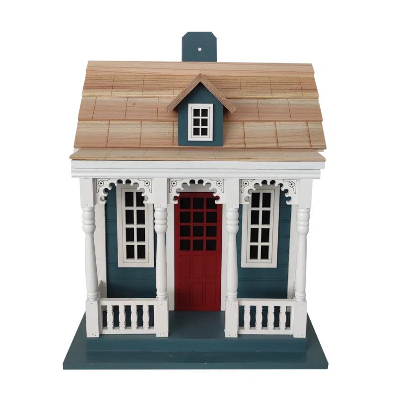Home Bazaar Classic Series Bristol Cottage 11.75 in x 10.5 in x 9 in Birdhouse