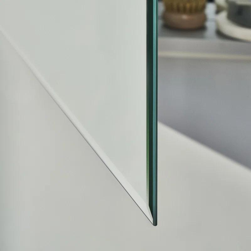 R3 Series Recessed or Surface Mount Frameless Medicine Cabinet with 3 Adjustable Shelves