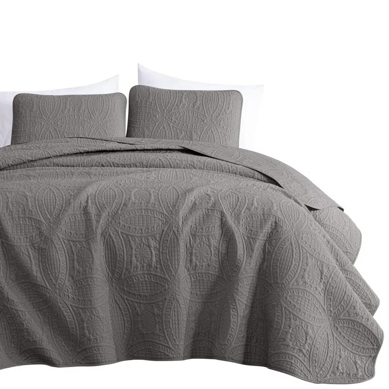 Austin Standard Geometric Shapes Coverlet Set