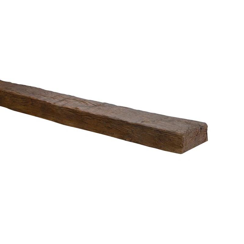 Faux Wood Beam 4 3/8"H x 153"W x 2 1/4" D U Shaped Ceiling Beam (Set of 2)