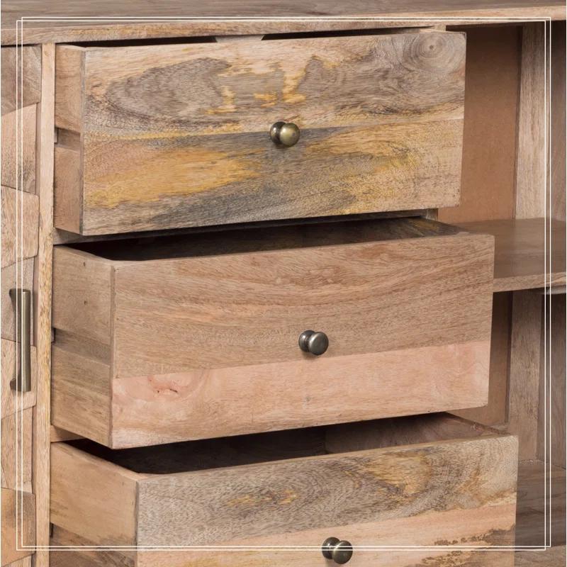 George Oliver 3 DRAWER SIDEBOARD WITH 2 DOOR (KD LEGS)