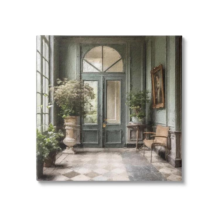 Stupell Industries " Green French Architecture " by Riley B