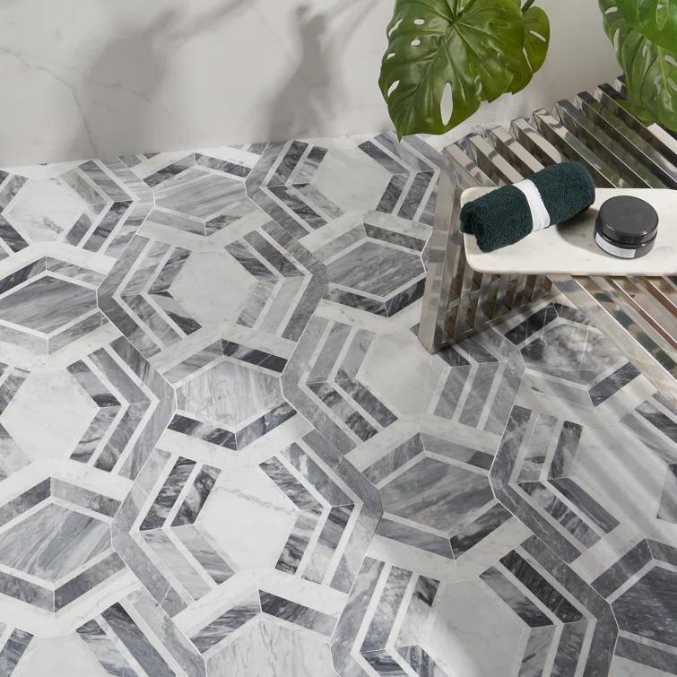 Bond Tile Tenor Marble Random Mosaic Wall & Floor Tile