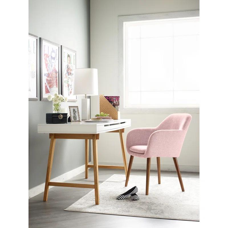 Elle Decor Adore Decor Roux Mid-Century Accent Chair for Home Office or Living Room