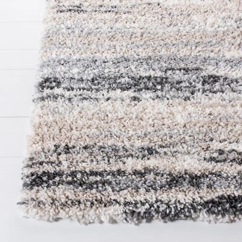 Foundry Select Ashleigh-Louise Shag 800 Performance Striped Rug
