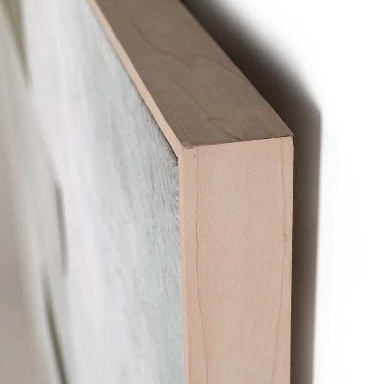 Natural Maple Framed Abstract Canvas Print, 48" x 36"