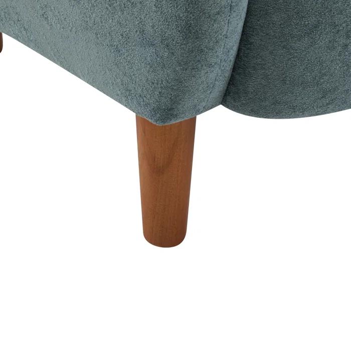 Christopher Knight Home Langston Velvet Upholstered Wingback Accent Chair