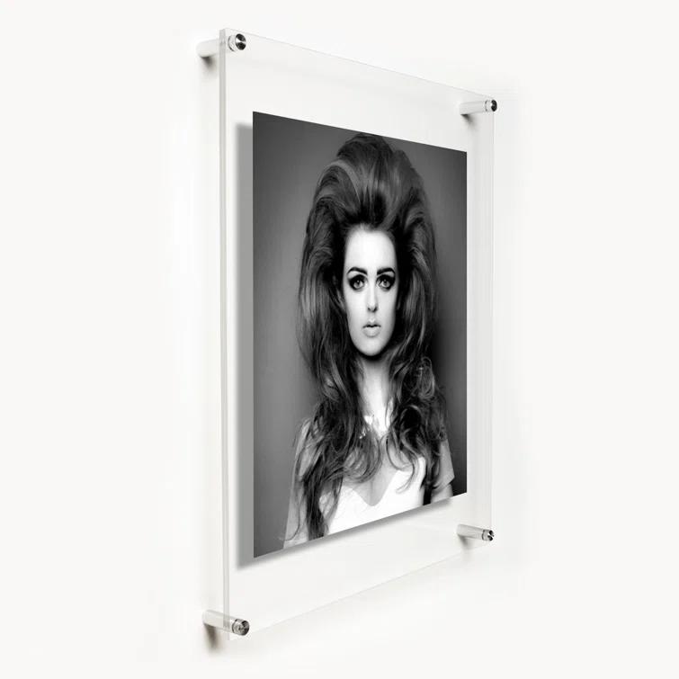 Double Panel Floating Acrylic Picture Frame