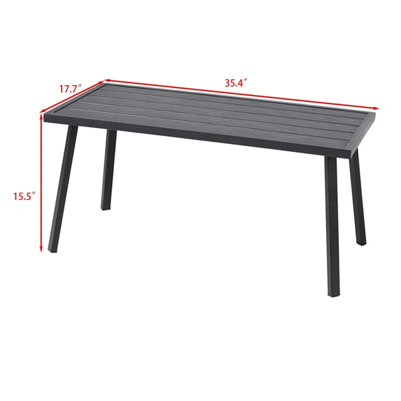 George Oliver Small Metal Outdoor Coffee Side Table
