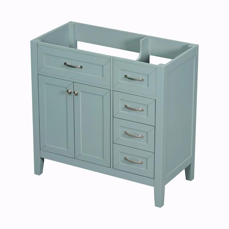 Winston Porter Shaynia 35.5 Single Bathroom Vanity Base Only