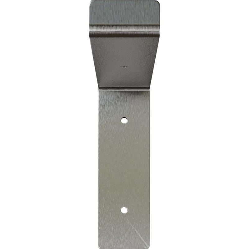 Ekena Millwork 2"W x 10"D x 7 1/4"H Steel Truss Shelf Bracket, Stainless Steel