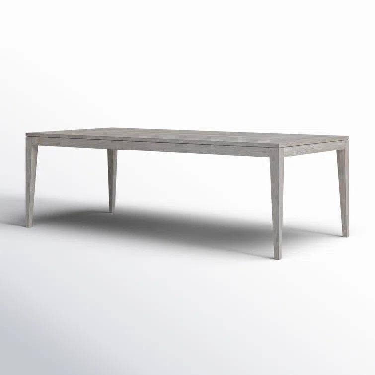 La Jolla Gray Teak Rectangular Formal Dining Table