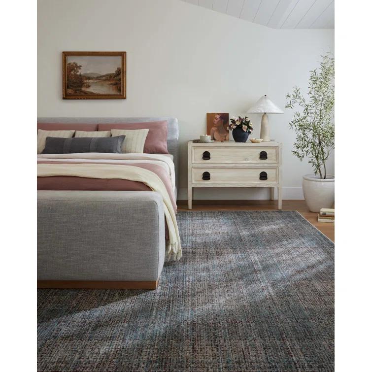 Angela Rose x Loloi Angela Rose x Loloi Ember Denim / Charcoal Area Rug