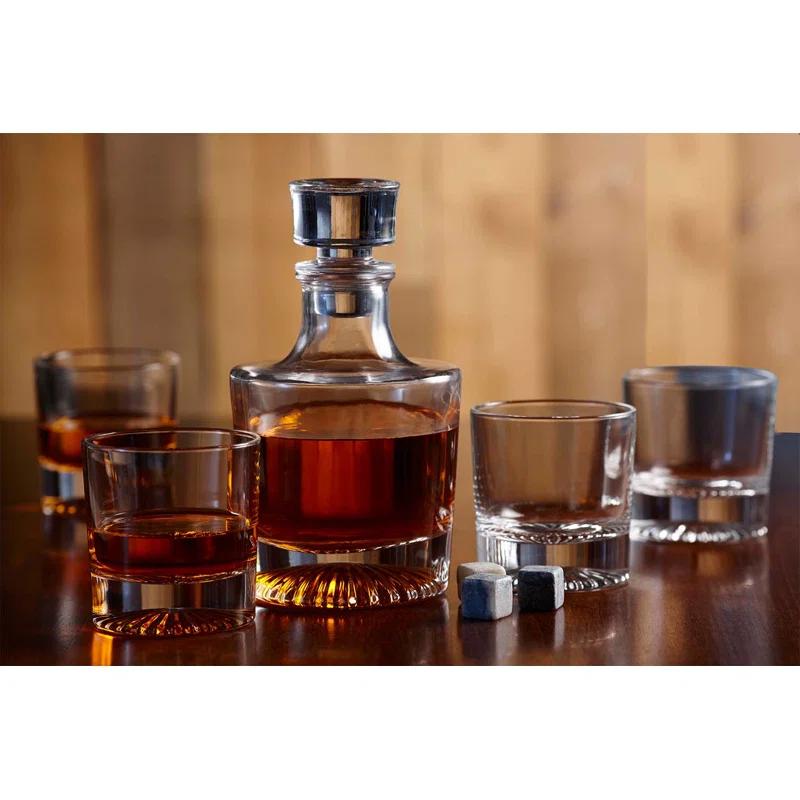 Rosdorf Park Askins Globe Pyramid 5 Piece Whiskey Decanter Set (Set of 5)