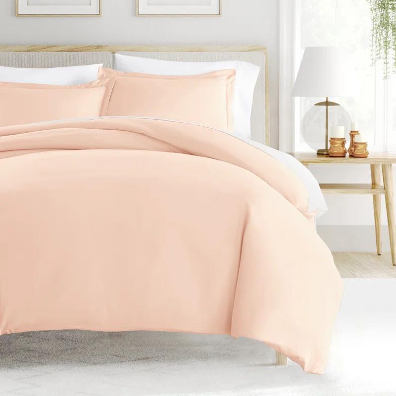 Duvet Cover Set Super Soft Microfiber Bedding in Solid Colors