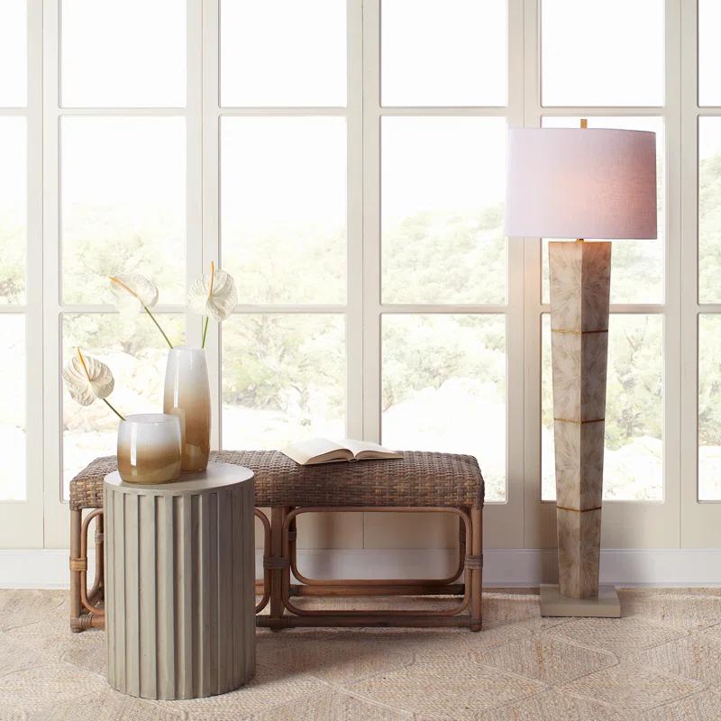 Jamie Young Company Avery Wicker Bench | Wayfair